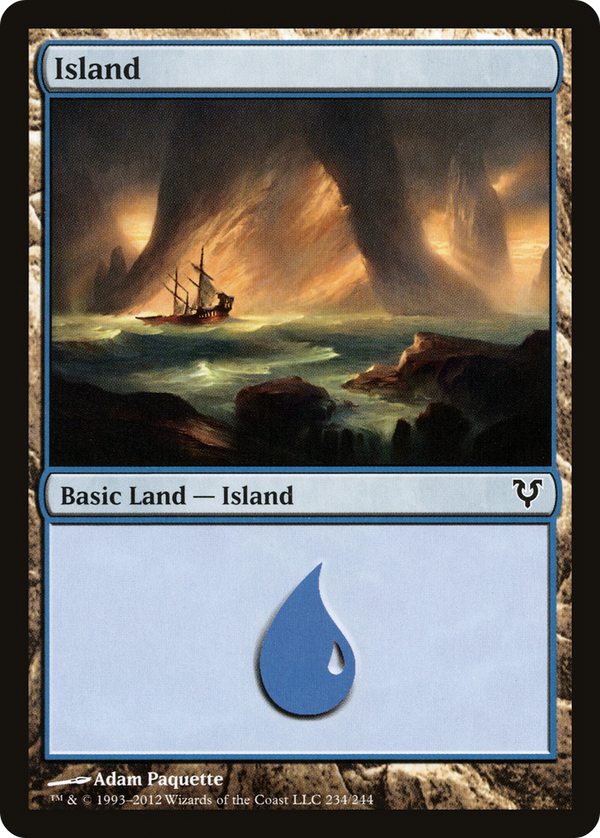 Island (234) (AVR-234) - Avacyn Restored