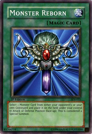 Monster Reborn (SDJ-035) - Starter Deck: Joey 1st Edition