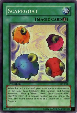 Scapegoat (SDJ-041) - Starter Deck: Joey 1st Edition