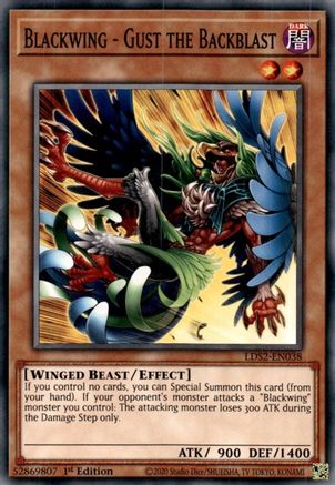 Blackwing - Gust the Backblast (LDS2-EN038) - Legendary Duelists: Season 2 1st Edition