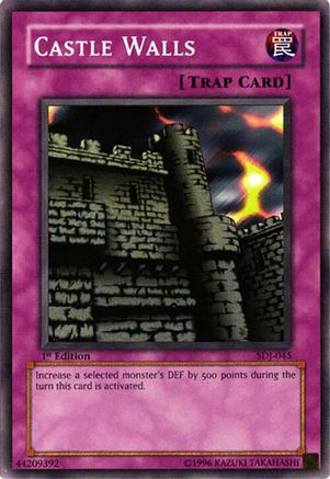 Castle Walls (SDJ-045) - Starter Deck: Joey 1st Edition