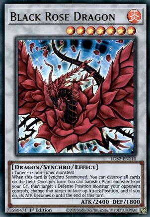 Black Rose Dragon (LDS2-EN110) - Legendary Duelists: Season 2 1st Edition