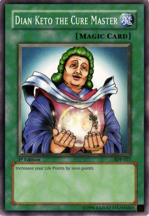 Dian Keto the Cure Master (SDP-027) - Starter Deck: Pegasus 1st Edition