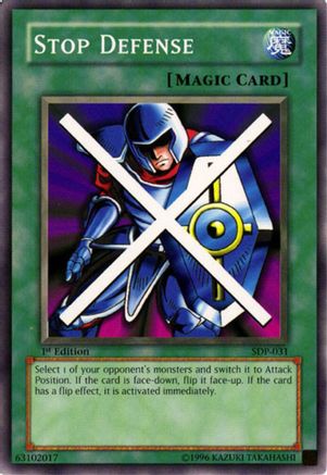Stop Defense (SDP-031) - Starter Deck: Pegasus 1st Edition