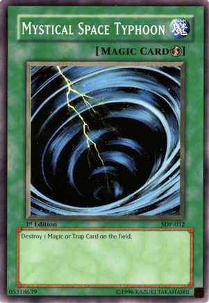 Mystical Space Typhoon (SDP-032) - Starter Deck: Pegasus Unlimited