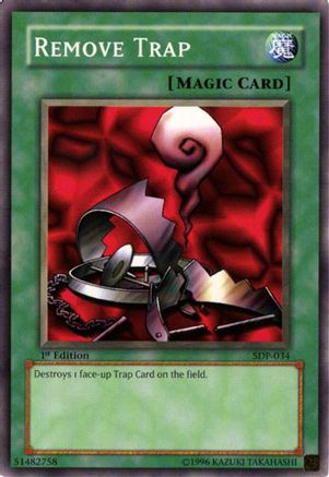 Remove Trap (SDP-034) - Starter Deck: Pegasus 1st Edition