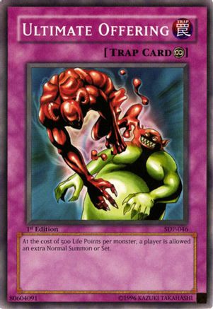 Ultimate Offering (SDP-046) - Starter Deck: Pegasus 1st Edition