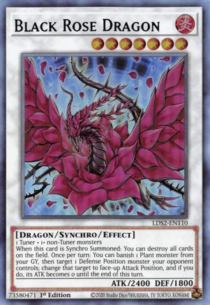 Black Rose Dragon (Purple) (LDS2-EN110) - Legendary Duelists: Season 2 1st Edition