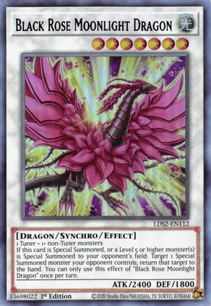 Black Rose Moonlight Dragon (Purple) (LDS2-EN112) - Legendary Duelists: Season 2 1st Edition