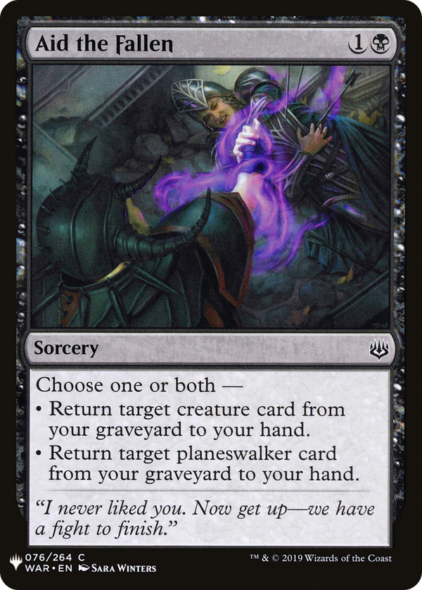 Aid the Fallen (LIST-076) - The List