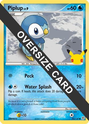 Piplup  First Partner Pack - Promo