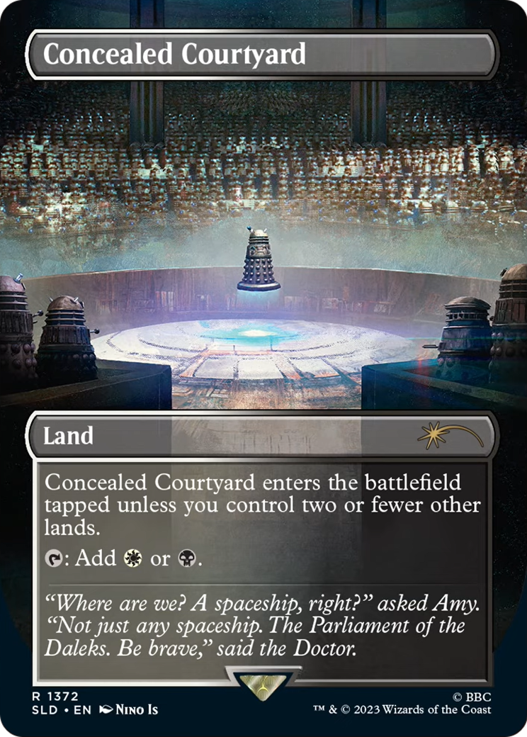 Concealed Courtyard (SLD-1372) - Secret Lair Drop (Borderless)