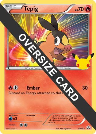 Tepig BW02  First Partner Pack - Promo