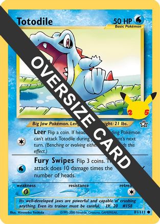 Totodile  First Partner Pack - Promo