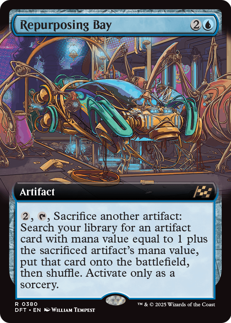 Repurposing Bay (Extended Art) (DFT-380) - Aetherdrift: (Extended Art) Foil