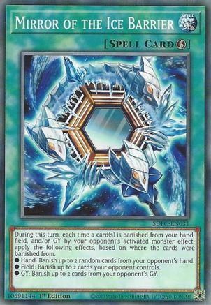 Mirror of the Ice Barrier (SDFC-EN031) - Structure Deck: Freezing Chains 1st Edition
