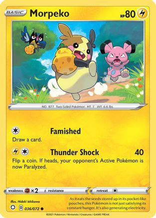 Morpeko (036) (036) 036  Shining Fates - Common