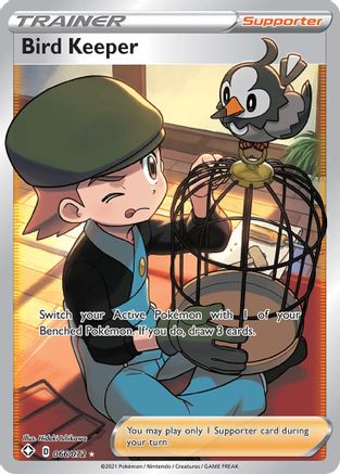 Bird Keeper (Full Art) 066  - Holofoil Shining Fates - Ultra Rare