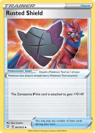 Rusted Shield 061  - Reverse Holofoil Shining Fates - Uncommon
