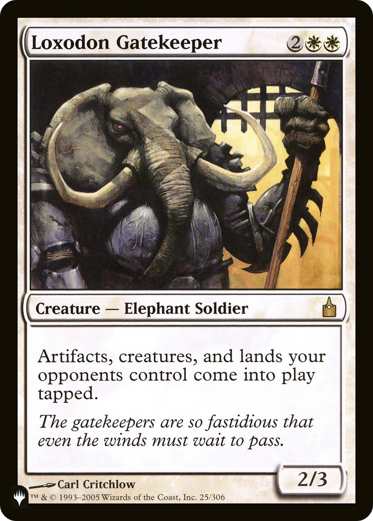 Loxodon Gatekeeper (LIST-25/306) - The List