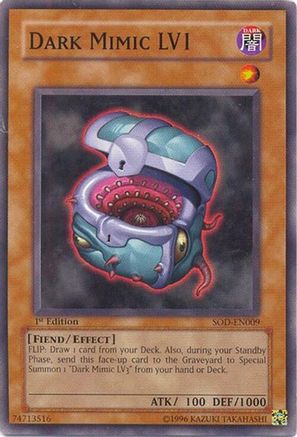 Dark Mimic LV1 (SOD-EN009) - Soul of the Duelist 1st Edition