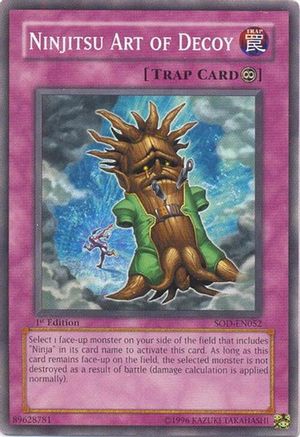 Ninjitsu Art of Decoy (SOD-EN052) - Soul of the Duelist 1st Edition