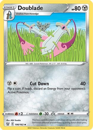Doublade 106  SWSH05 Battle Styles - Uncommon