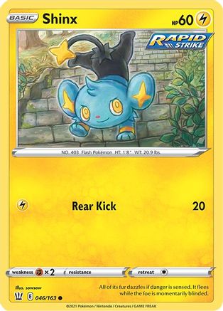 Shinx 046  SWSH05 Battle Styles - Common