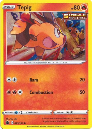 Tepig (Cosmos Holo) 023/163  - Holofoil Miscellaneous Cards & Products - Promo