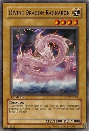 Divine Dragon Ragnarok (FET-EN002) - Flaming Eternity 1st Edition