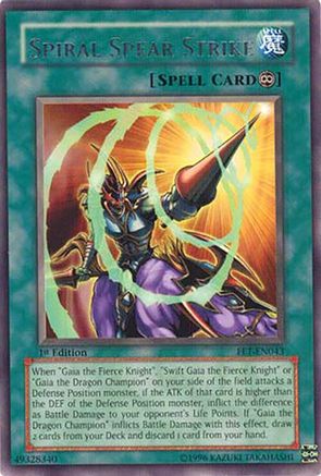 Spiral Spear Strike (FET-EN043) - Flaming Eternity 1st Edition