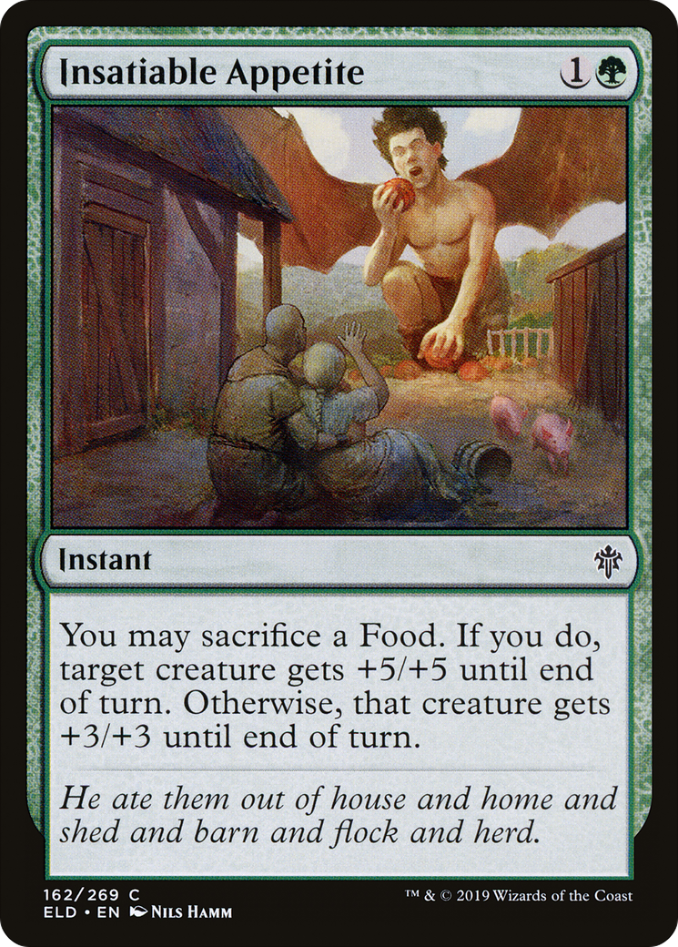 Insatiable Appetite (ELD-162) - Throne of Eldraine Foil