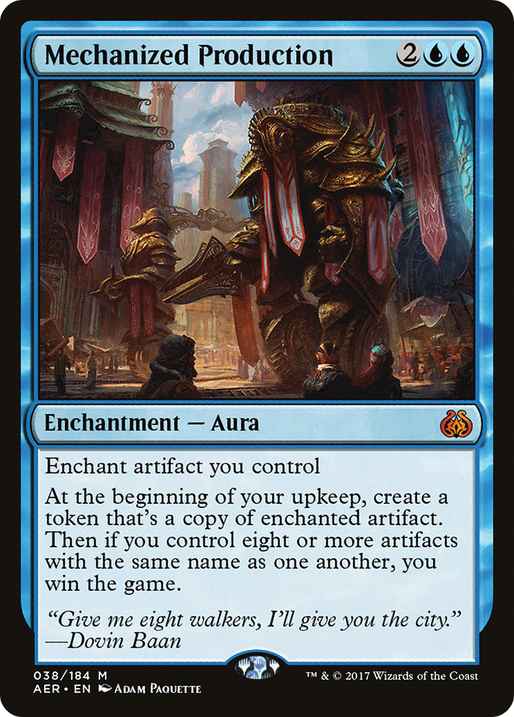 Mechanized Production (AER-038) - Aether Revolt Foil