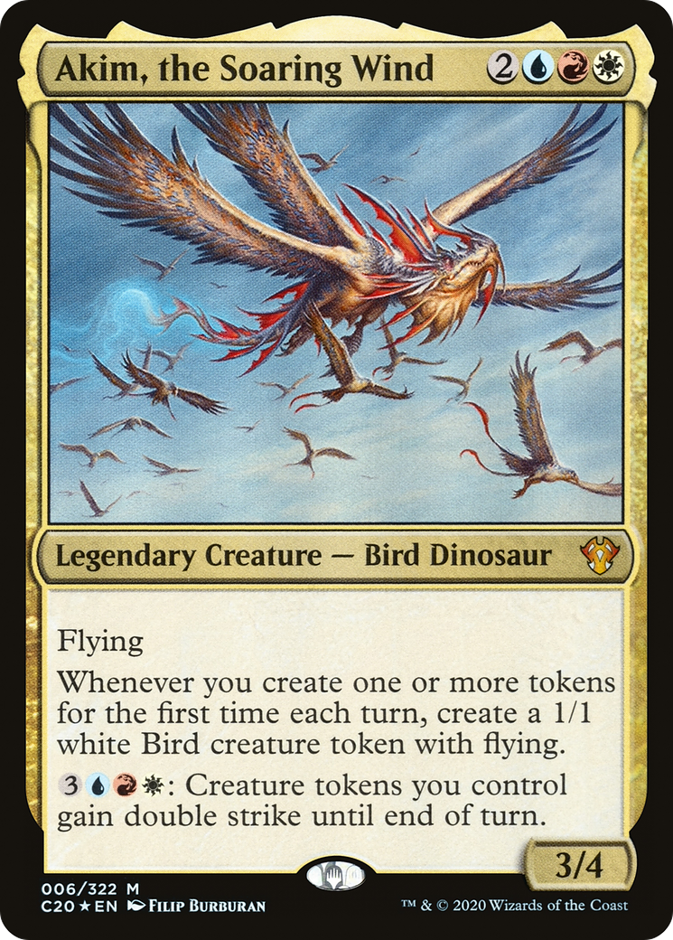 Akim, the Soaring Wind (C20-006) - Commander 2020 Foil