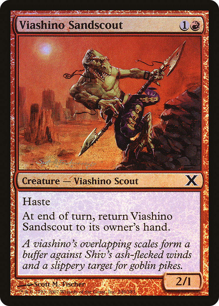 Viashino Sandscout (10E-246★) - Tenth Edition Foil