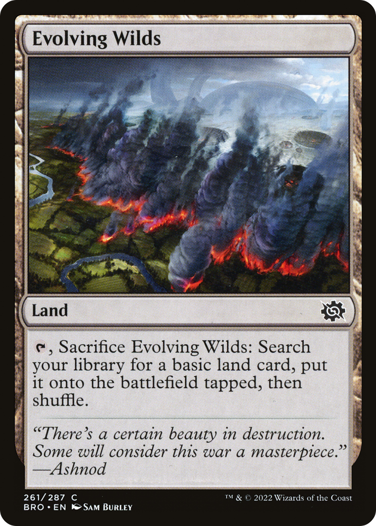 Evolving Wilds (BRO-261) - The Brothers' War Foil