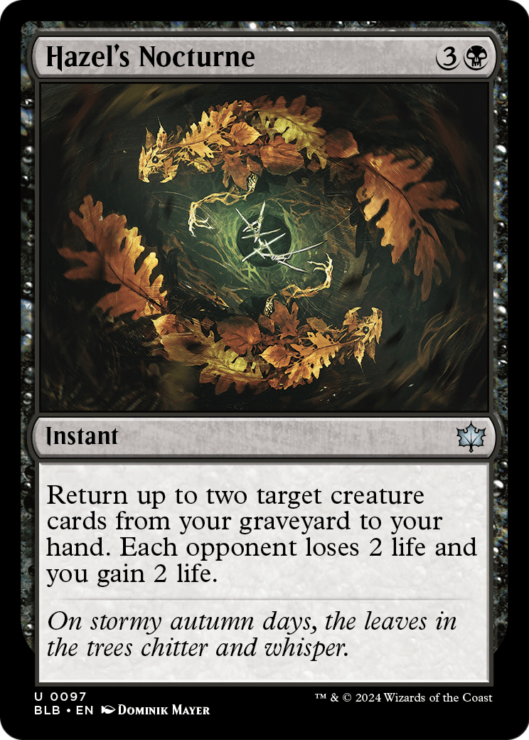 Hazel's Nocturne (BLB-097) - Bloomburrow