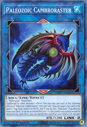 Paleozoic Cambroraster (LIOV-EN047) - Lightning Overdrive 1st Edition