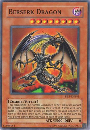 Berserk Dragon (DR1-EN181) - Dark Revelation Volume 1 Unlimited