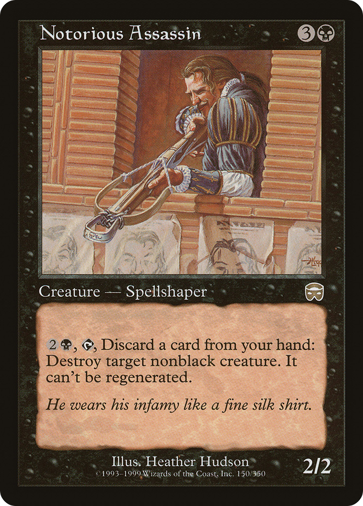 Notorious Assassin (MMQ-150) - Mercadian Masques Foil