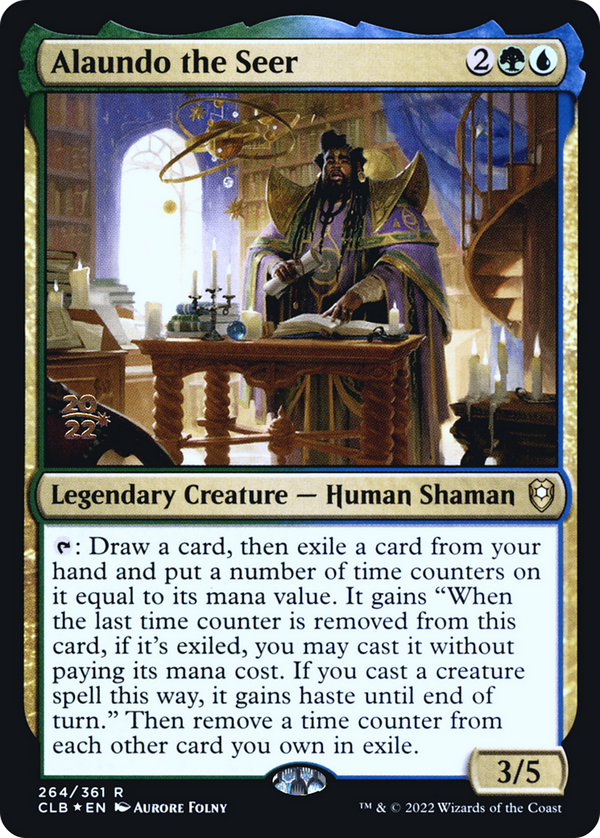 Alaundo the Seer (PRE-264) - Battle for Baldur's Gate Promos Foil