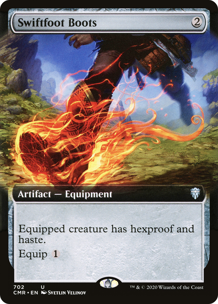 Swiftfoot Boots (Extended Art) (CMR-702) - Commander Legends: (Extended Art)
