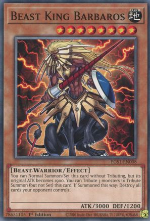 Beast King Barbaros (EGS1-EN008) - Egyptian God Deck: Slifer the Sky Dragon Unlimited