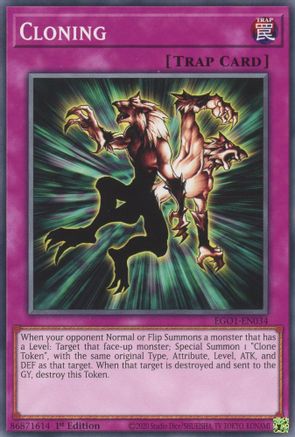 Cloning (EGO1-EN034) - Egyptian God Deck: Obelisk the Tormentor 1st Edition