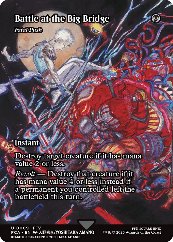 Battle at the Big Bridge - Fatal Push (Showcase) (FCA-009) - FINAL FANTASY: Through the Ages / Battle at the Big Bridge (Borderless) Foil