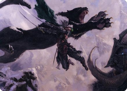 Drizzt Do'Urden Art Card (ASAFR-052) - Art Series: Adventures in the Forgotten Realms