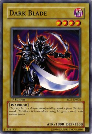 Dark Blade (SD5-EN003) - Structure Deck: Warrior's Triumph 1st Edition