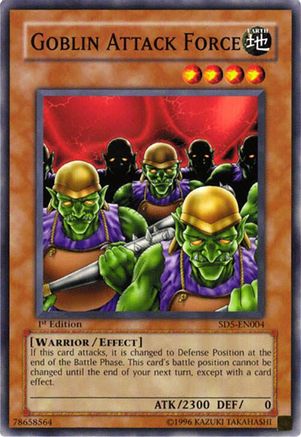 Goblin Attack Force (SD5-EN004) - Structure Deck: Warrior's Triumph 1st Edition