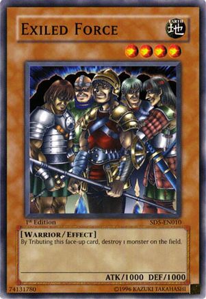 Exiled Force (SD5-EN010) - Structure Deck: Warrior's Triumph 1st Edition