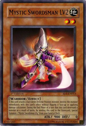 Mystic Swordsman LV2 (SD5-EN013) - Structure Deck: Warrior's Triumph 1st Edition